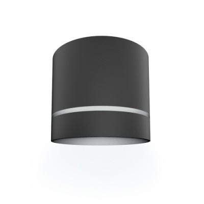 Светильник накладной ARTON, цилиндр, 85х80, GX53, алюминий, черный, Ritter