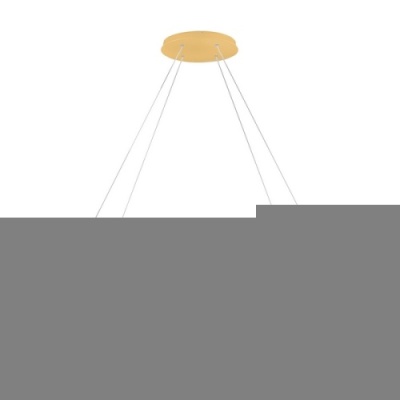 Подвесной светильник светодиодный диммируемый с пультом Тор матовое золото d150 08218,33(3000K)