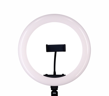 Светильник светодиодный кольцевой LE LED TL-792 15W (цв. черный) (30)