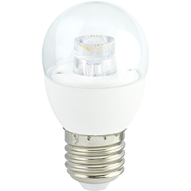 Лампа св/д Ecola шар G45 E27 7W 4К с линзой. 77x45 K4FV70ELC