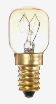 Лампа накаливания, 15 Вт, E14, 220 В, для духовых шкафов, 300°С, прозрачная 4465963