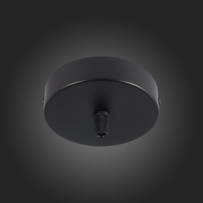 SL001.403.01 Потолочное крепление на одну лампу (круглое) ST-Luce Черный