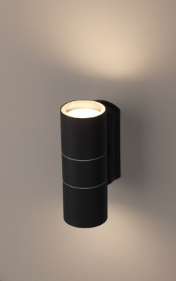 Светильник WL28 BK  ЭРА  Декоротивная подсветка 2*GU10 MAX35W  IP 54  черный (20/540)