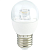 Лампа св/д Ecola шар G45 E27 7W 2700К с линзой. 77x45 K4FW70ELC