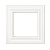 Jung Рамка EPD 1-кратная для вертикальной и горизонтальной установки; белый