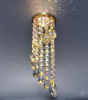 Florencia 51 7 04 светильник подвесной золото/тонированный хрусталь MR16