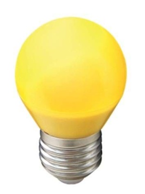 Светодиодная лампа G45 3W желтый