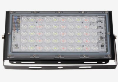 Прожектор светодиодный модульный, RGB, с пультом, 50Вт, IP65, 220В Черный   5080685