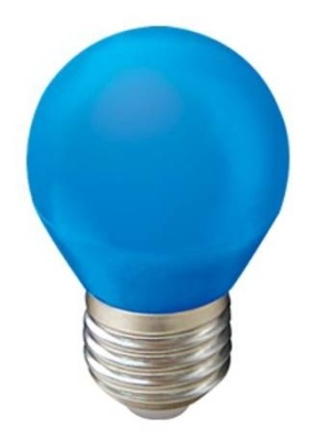 Лампа св/д Ecola шар G45 E27 5W Синий матов. 77x45 K7CB50ELB