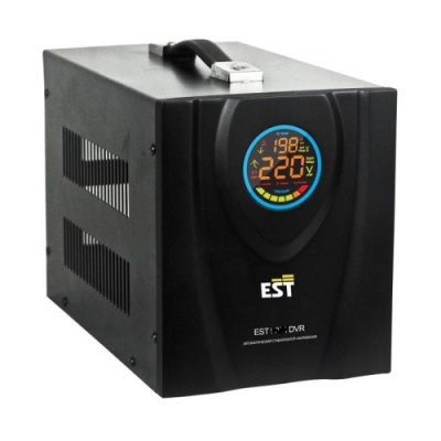 Стабилизатор напряжения EST 10000 DVR L+ (90-270), переносной, релейный, однофазный, 220 В